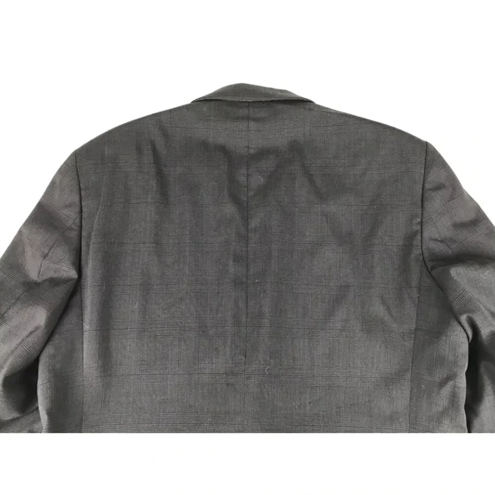 Jean Paul Germain‎ Mens Black Wool Inner Pockets Notch Collared Blazer Size 40 R